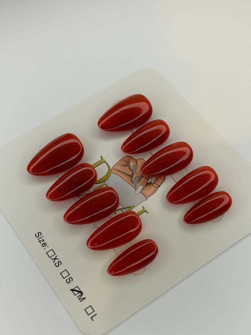 Shiny red