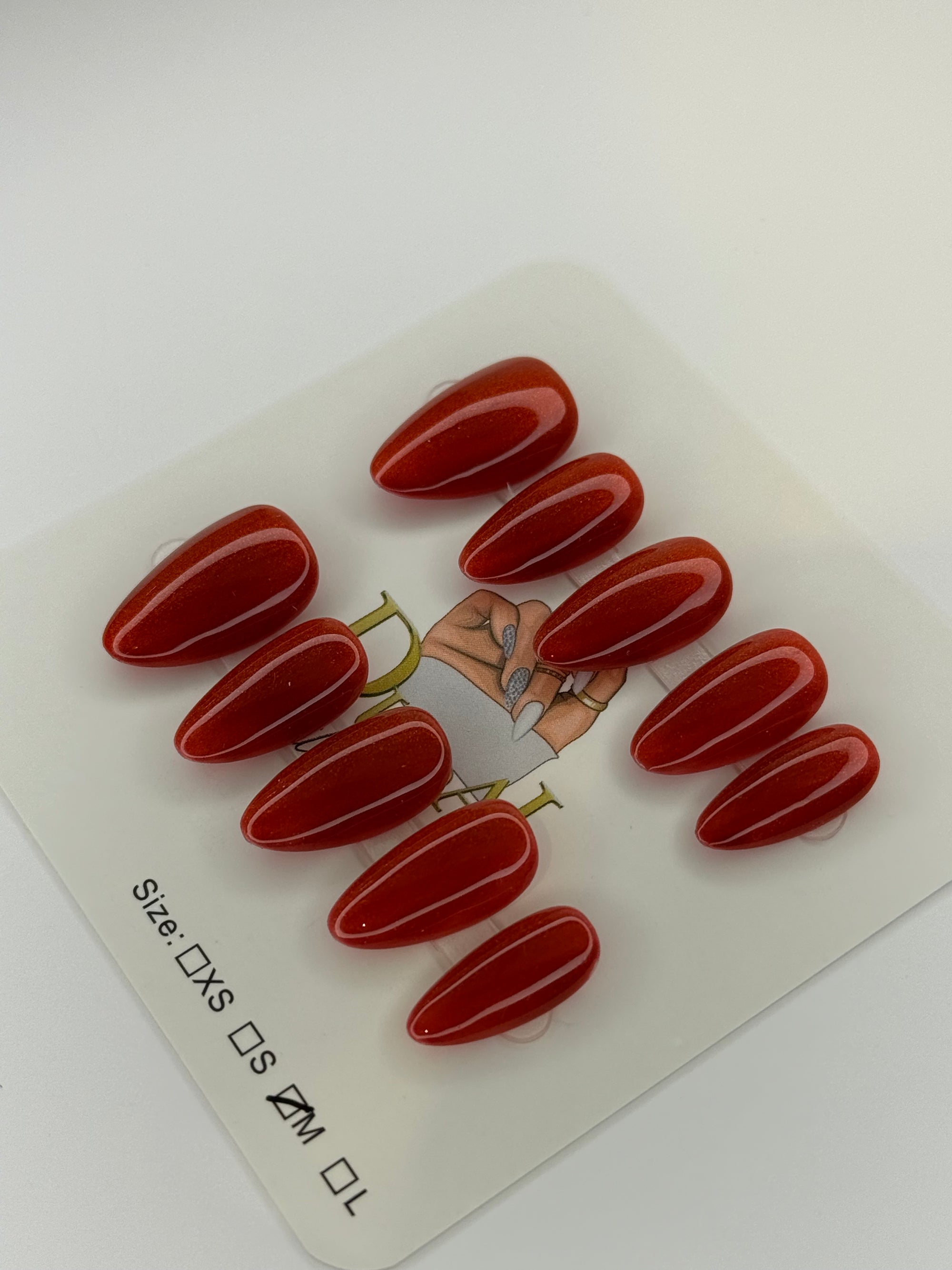 Shiny red
