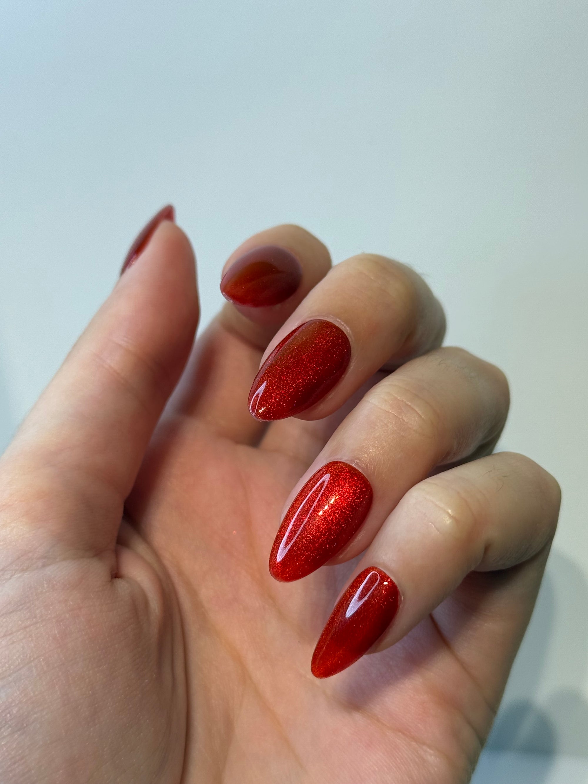 Shiny red