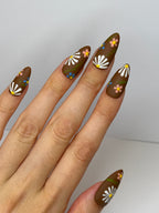 Brown flower