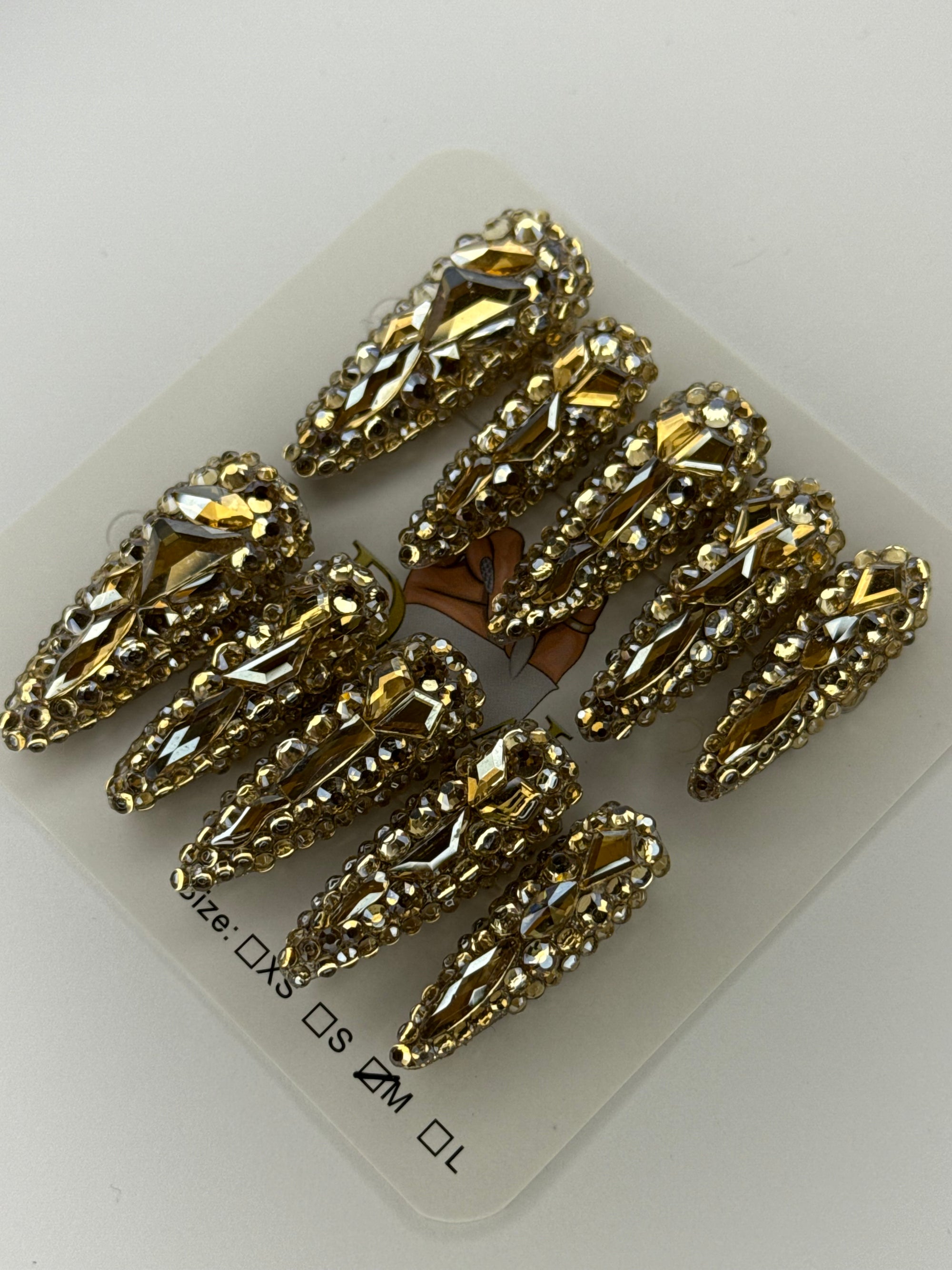 Dubai Long Gold Crystal