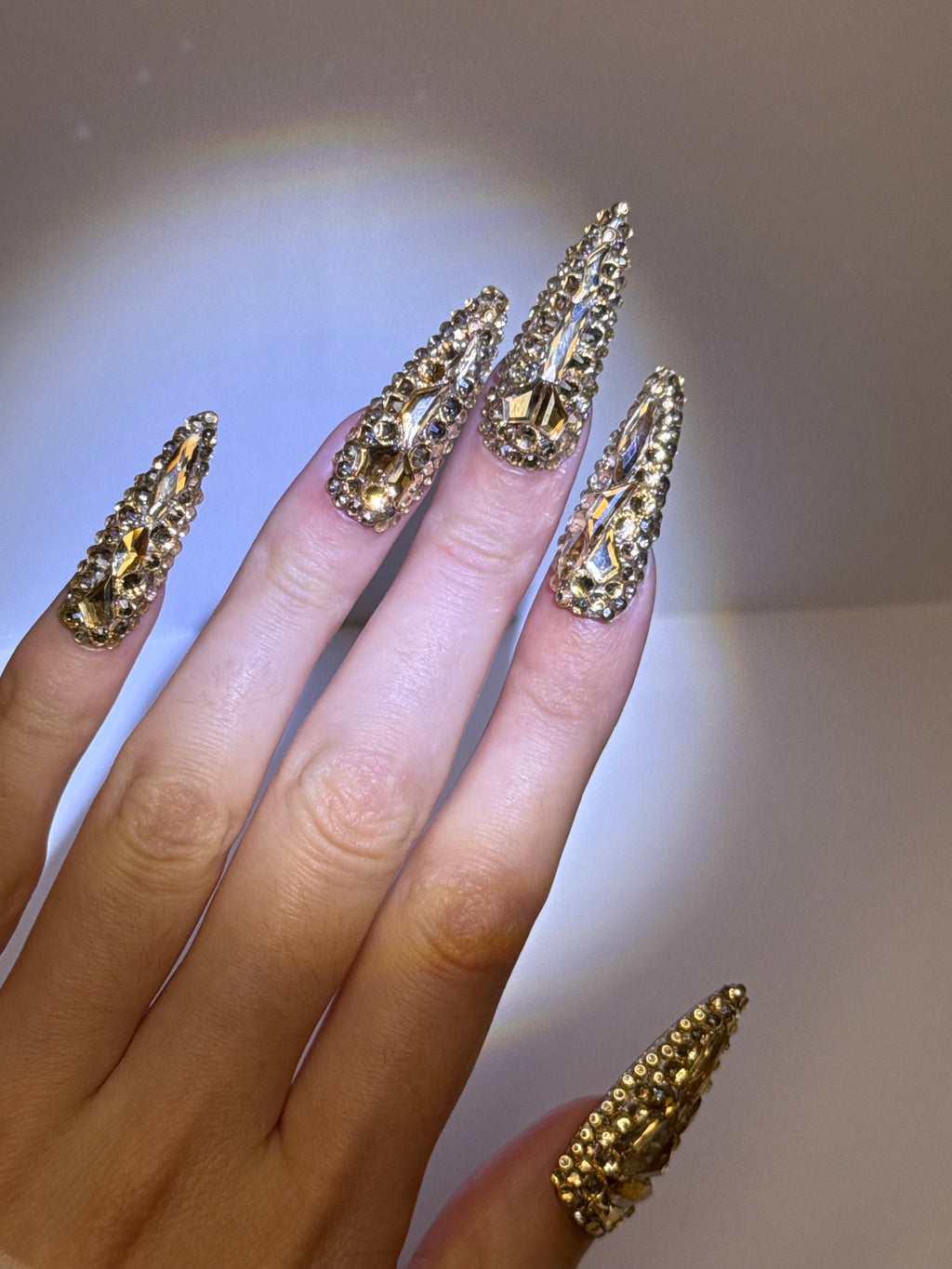 Dubai Long Gold Crystal