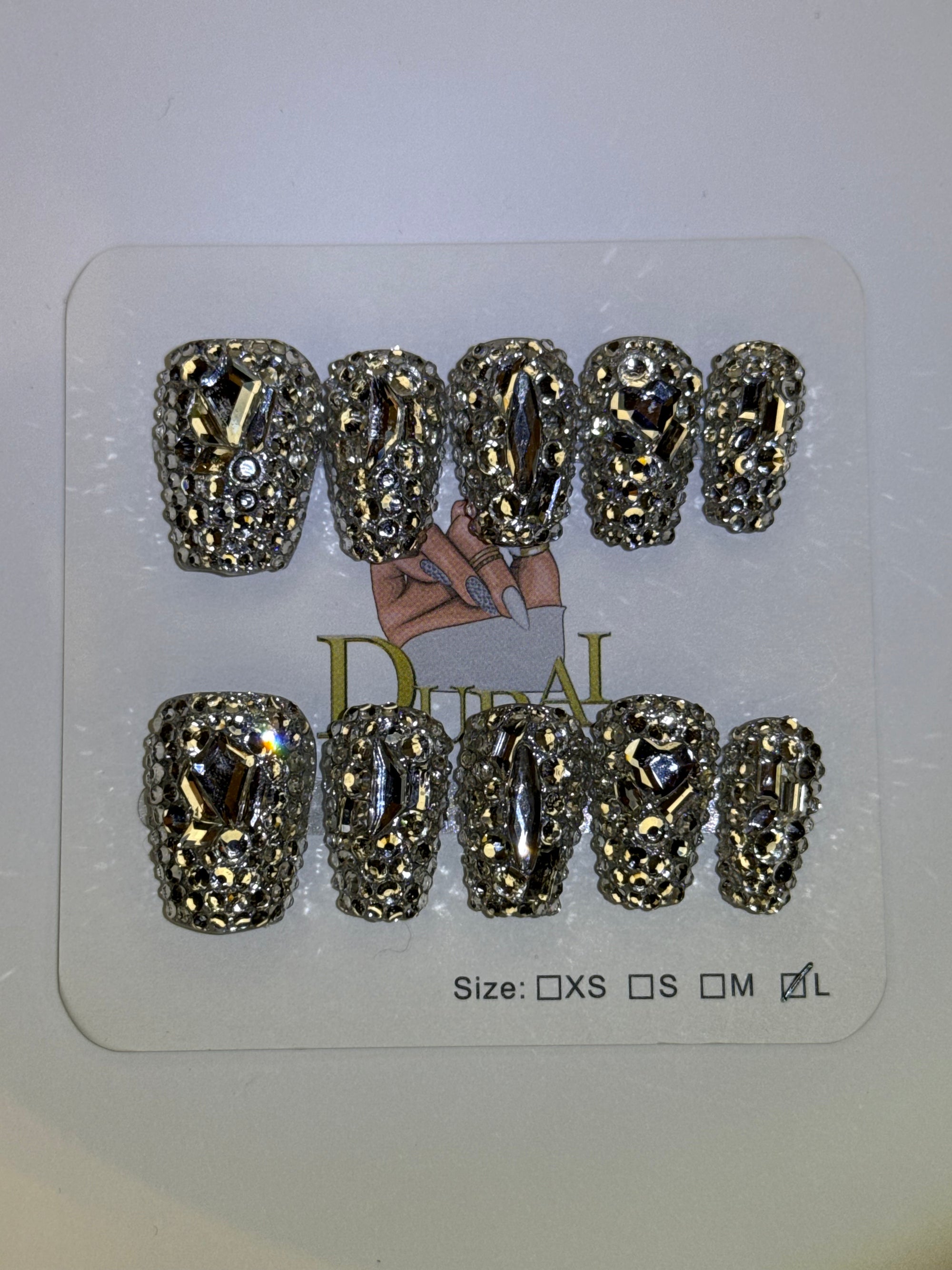 Dubai silver crystals